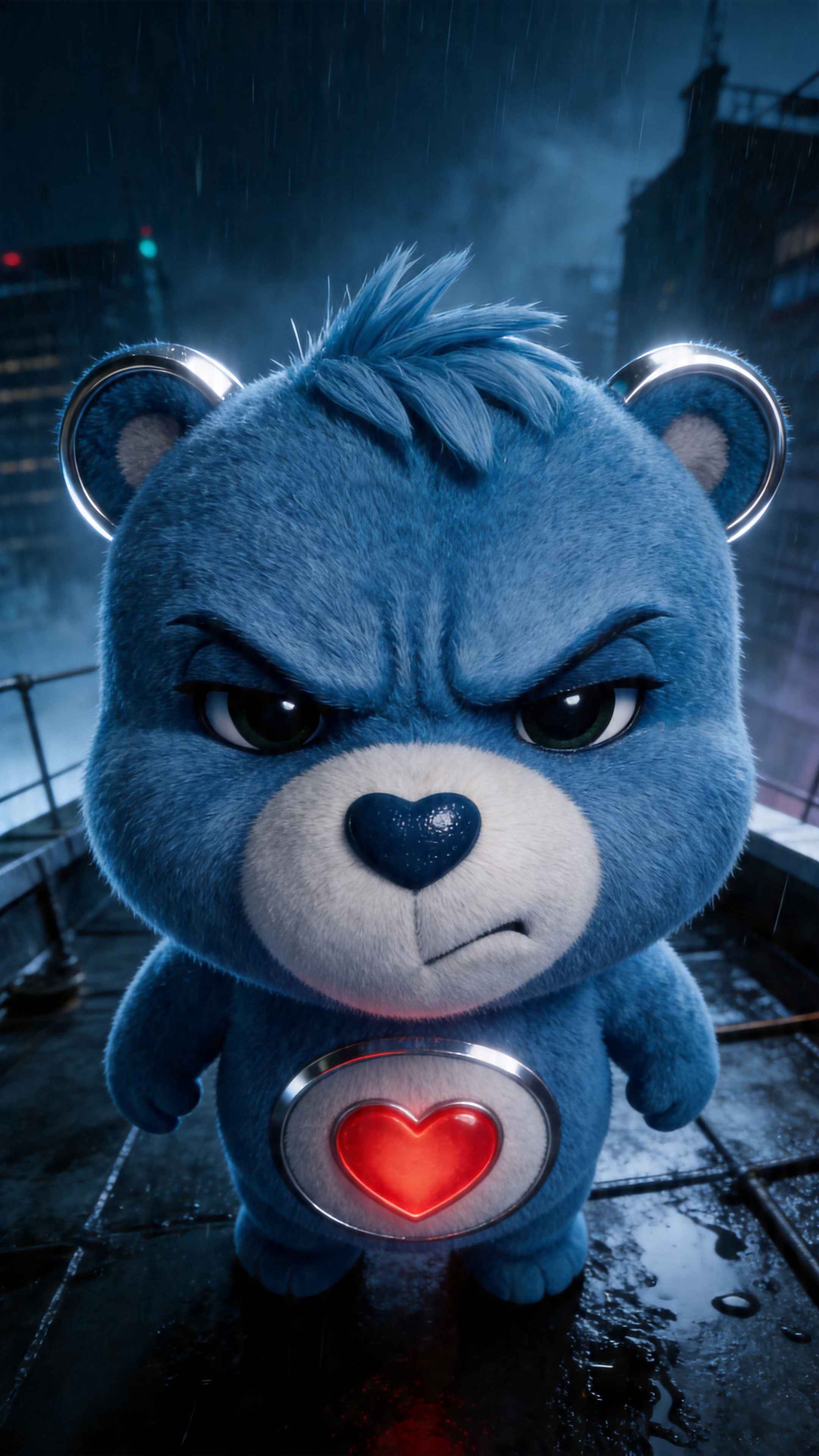 Grumpy Bear Cinematic 3D - 4K Wallpaper