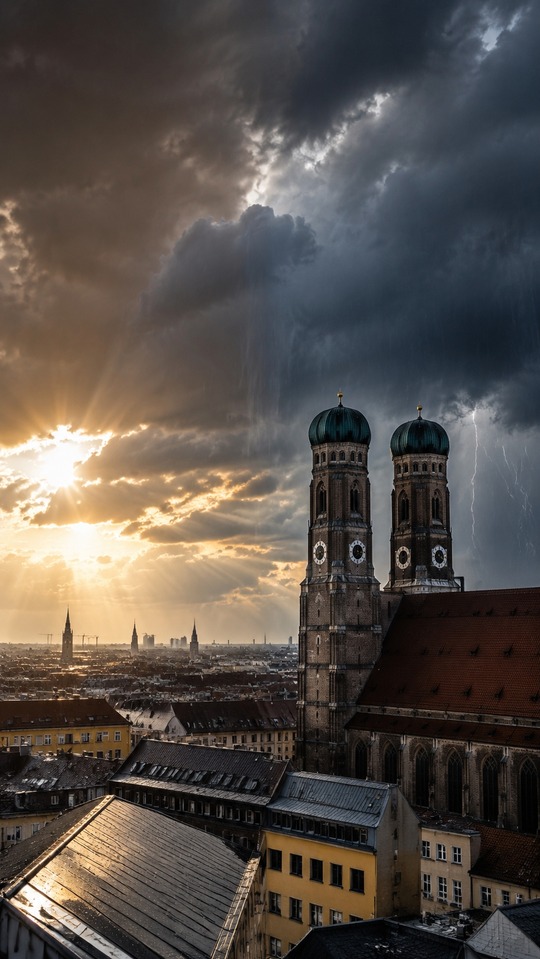 wetter münchen - Dramatic Munich Weather 4K Wallpaper
