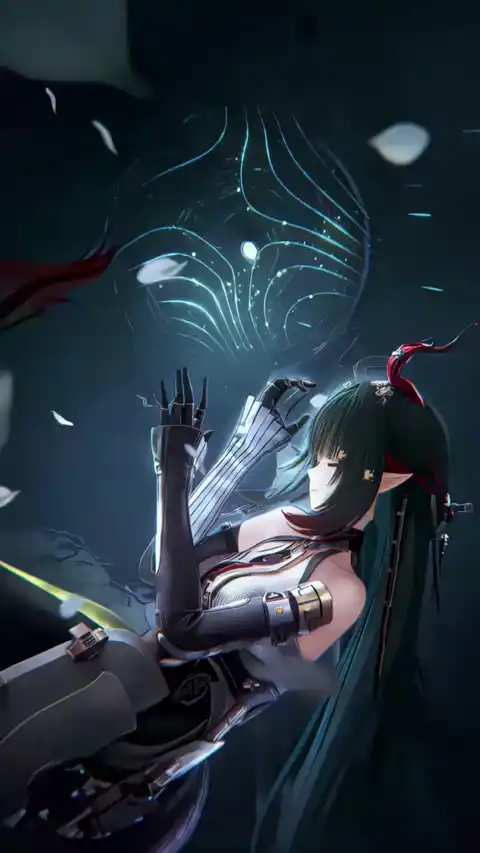 Cyberpunk Anime Girl Ethereal - 4K Live Wallpaper