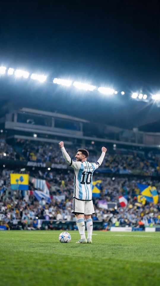 Has Messi Won a World Cup? Lionel Messi 4K Celebration Wallpaper