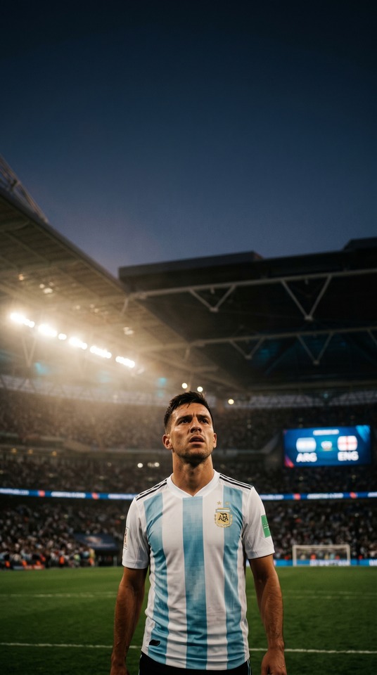 Argentinien vs England Fußball - 4K Handy Wallpaper