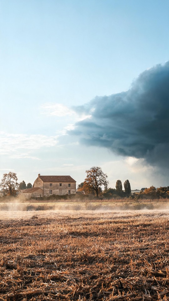 Vigilance Forte Canicule: Tormenta y Calor 4K Fondo