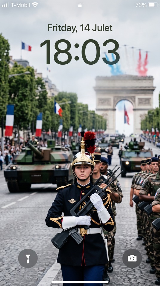 Le Monde Bastille Day Military Parade - 4K Wallpaper
