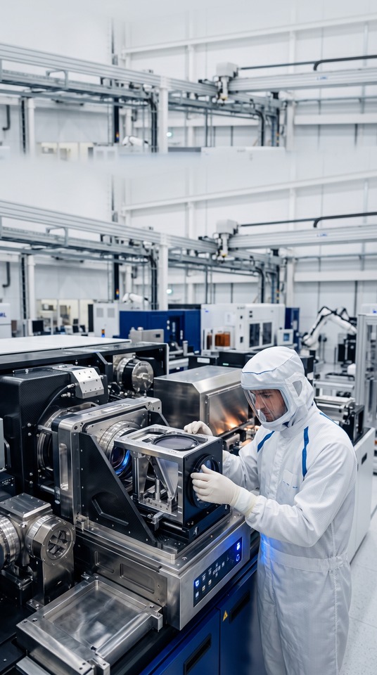 ASML Stock & High-Tech Reinraum - 4K Wallpaper