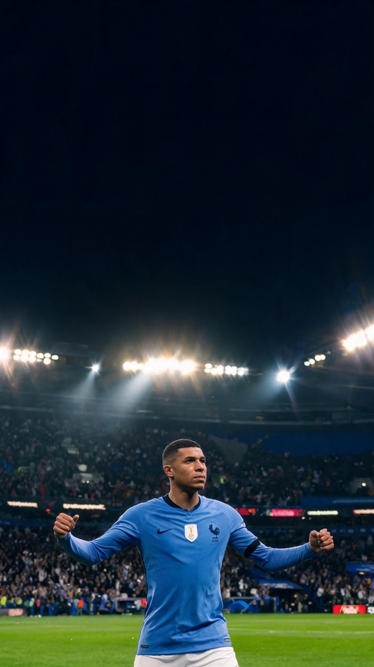 Mundial Ayer: Mbappe France Celebration - 4K Wallpaper