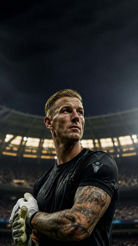 Joe Hart Cinematic Footballer - 4K Mobile Wallpaper