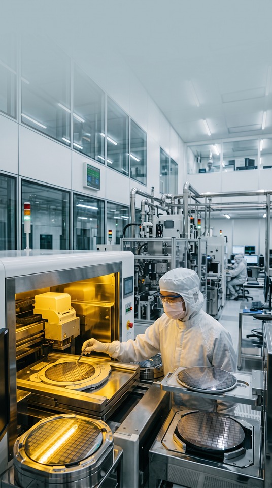 TSMC Semiconductor Manufacturing - 4K Cleanroom Wallpaper
