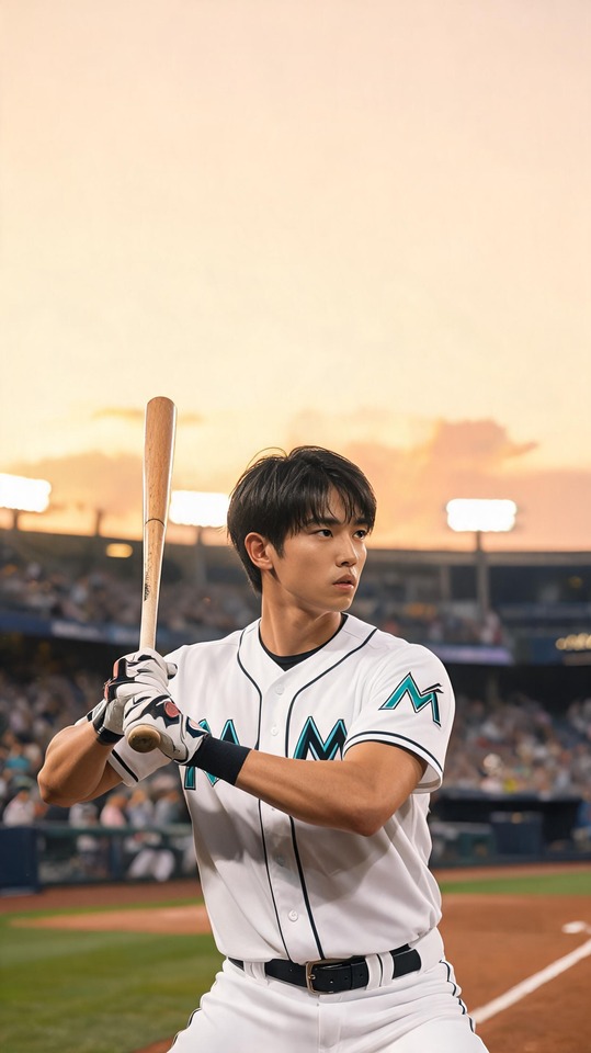 Rintaro Sasaki Marlins MLB - Fondos 4K