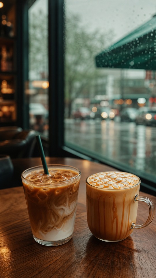Starbucks Buy One Get One Inspired Coffee - 4K Aesthetic Wallpaper