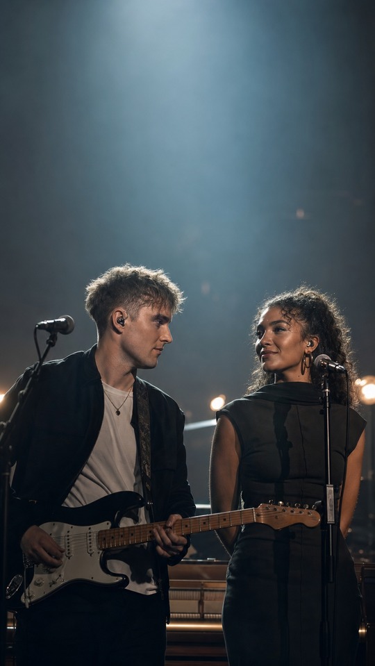 Rein Me In - Sam Fender & Olivia Dean 4K Wallpaper