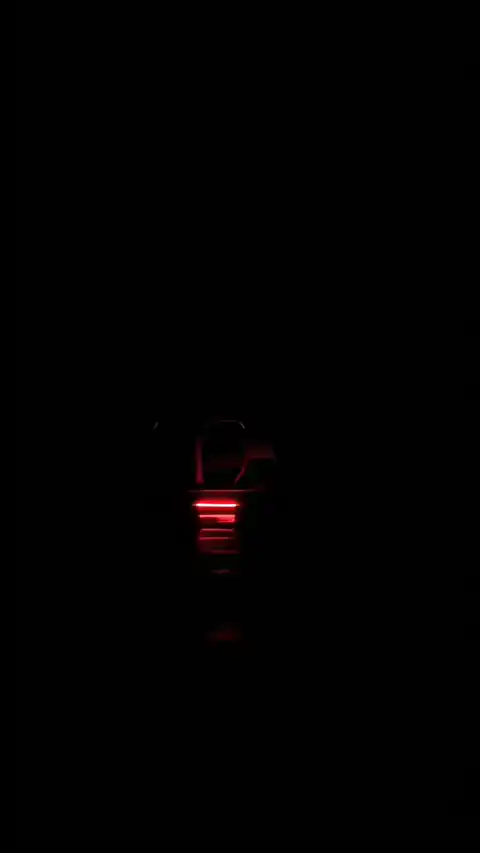 Dark Neon Car Taillight Minimalist - Live Wallpaper
