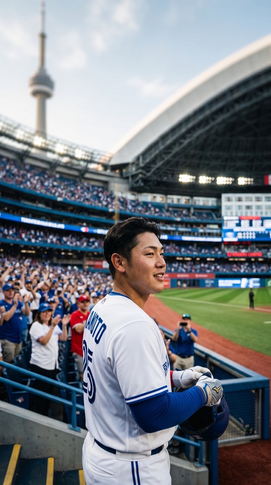 Kazuma Okamoto Blue Jays MLB - 4K Phone Background