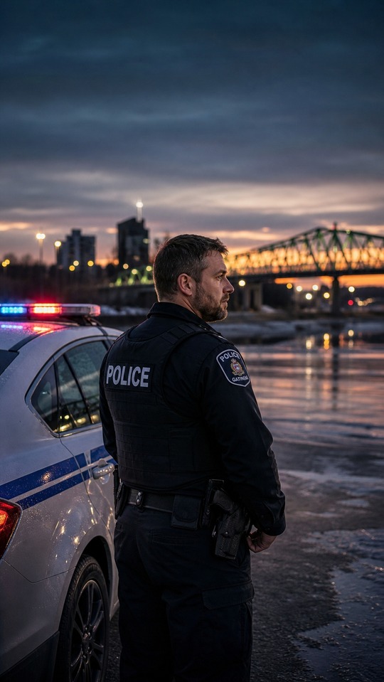 Policier Gatineau Police Officer - 4K Wallpaper