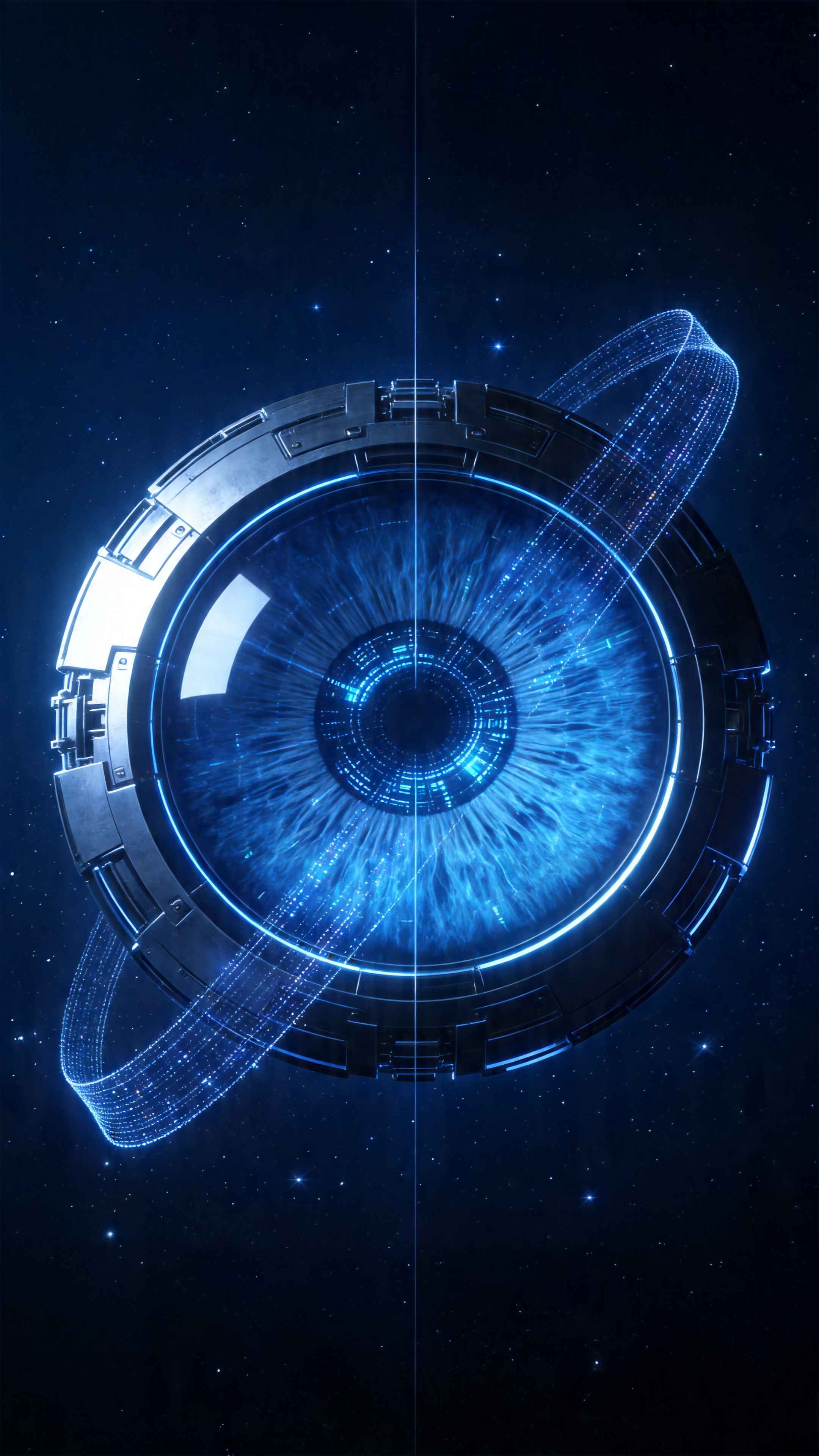 Cybernetic Tech Eye - 4K Mobile Wallpaper