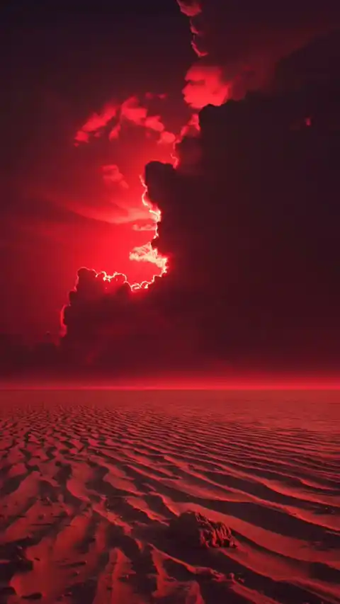 Red Desert Glow - Cinematic 4K Live Wallpaper