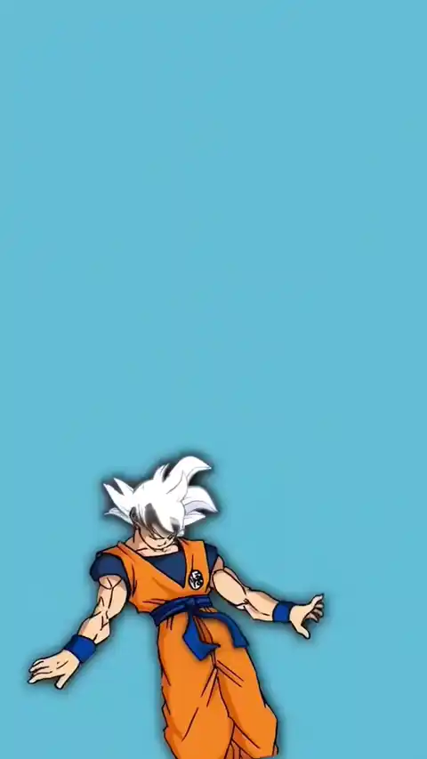 Goku Ultra Instinct Minimalist - 4K Video Wallpaper