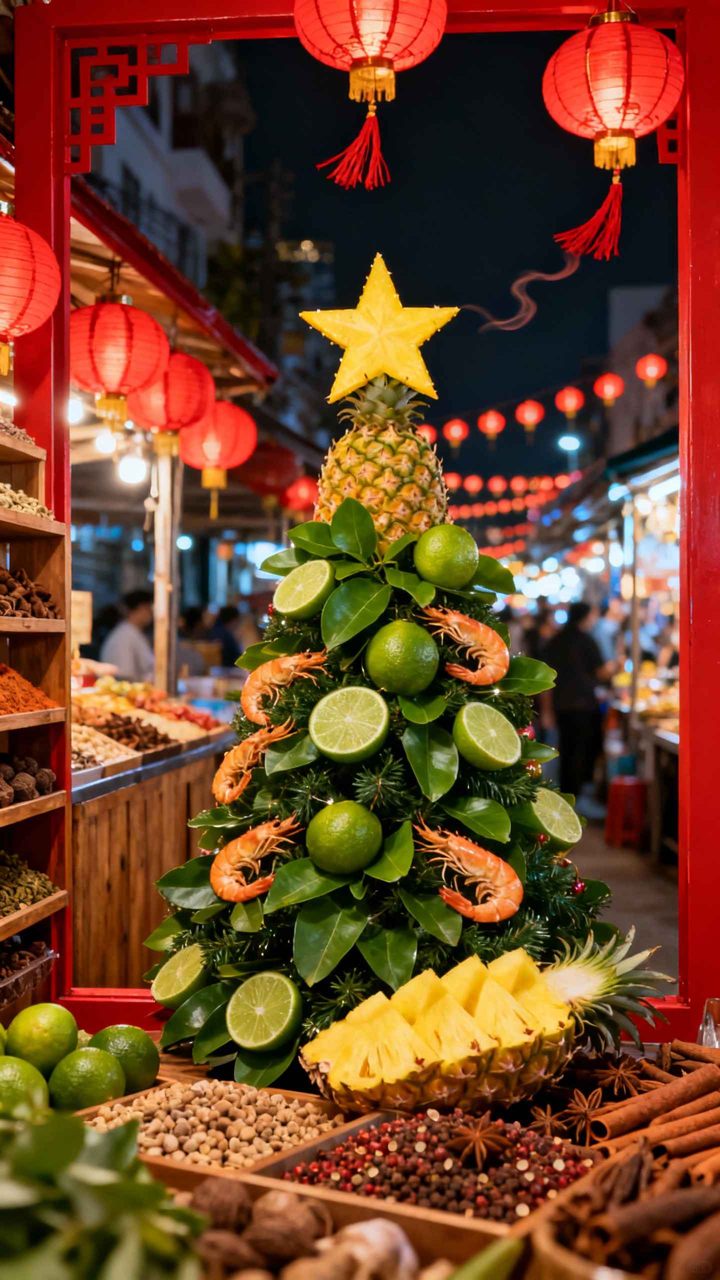 Árbol de Navidad Creativo - 4K Fondos para Celular
