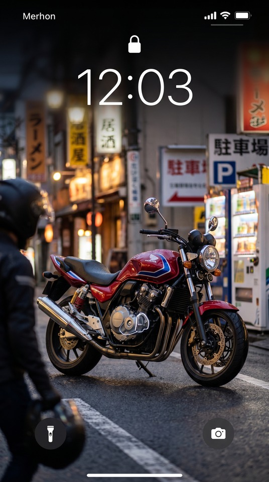Honda CB400 Super Four - 4K Motorcycle Wallpaper