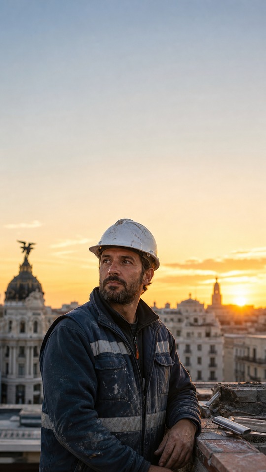 Trabajador Arbeiter Porträt - 4K Handy Wallpaper