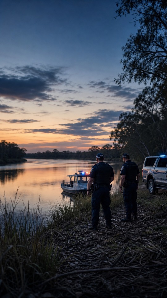New South Wales Police Cinematic River Scene - 4K Wallpaper