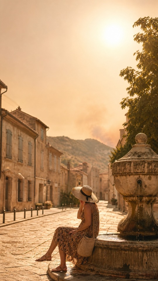 Le Monde Cinematic Sun-Drenched Street - 4K Wallpaper