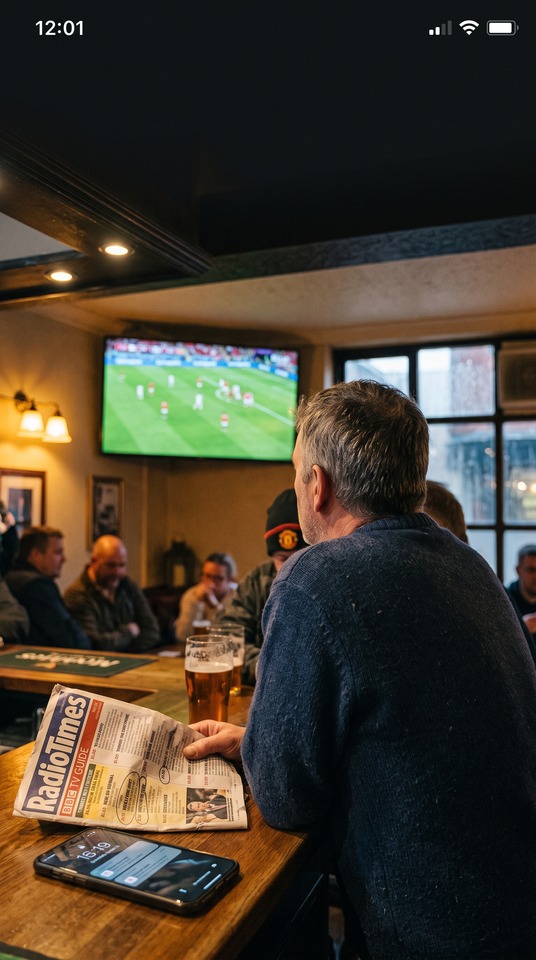 BBC TV Guide Pub Football - 4K Wallpapers