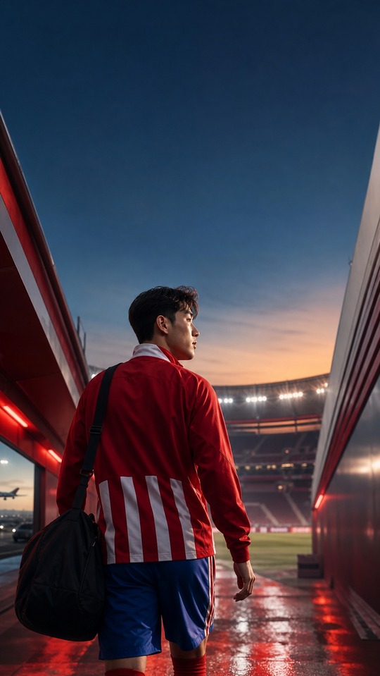 Atletico Madrid Lee Kang-in - Fond d'écran 4K Foot