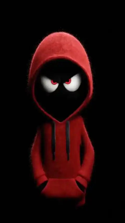 Red Hoodie Mysterious Character - Live Wallpaper