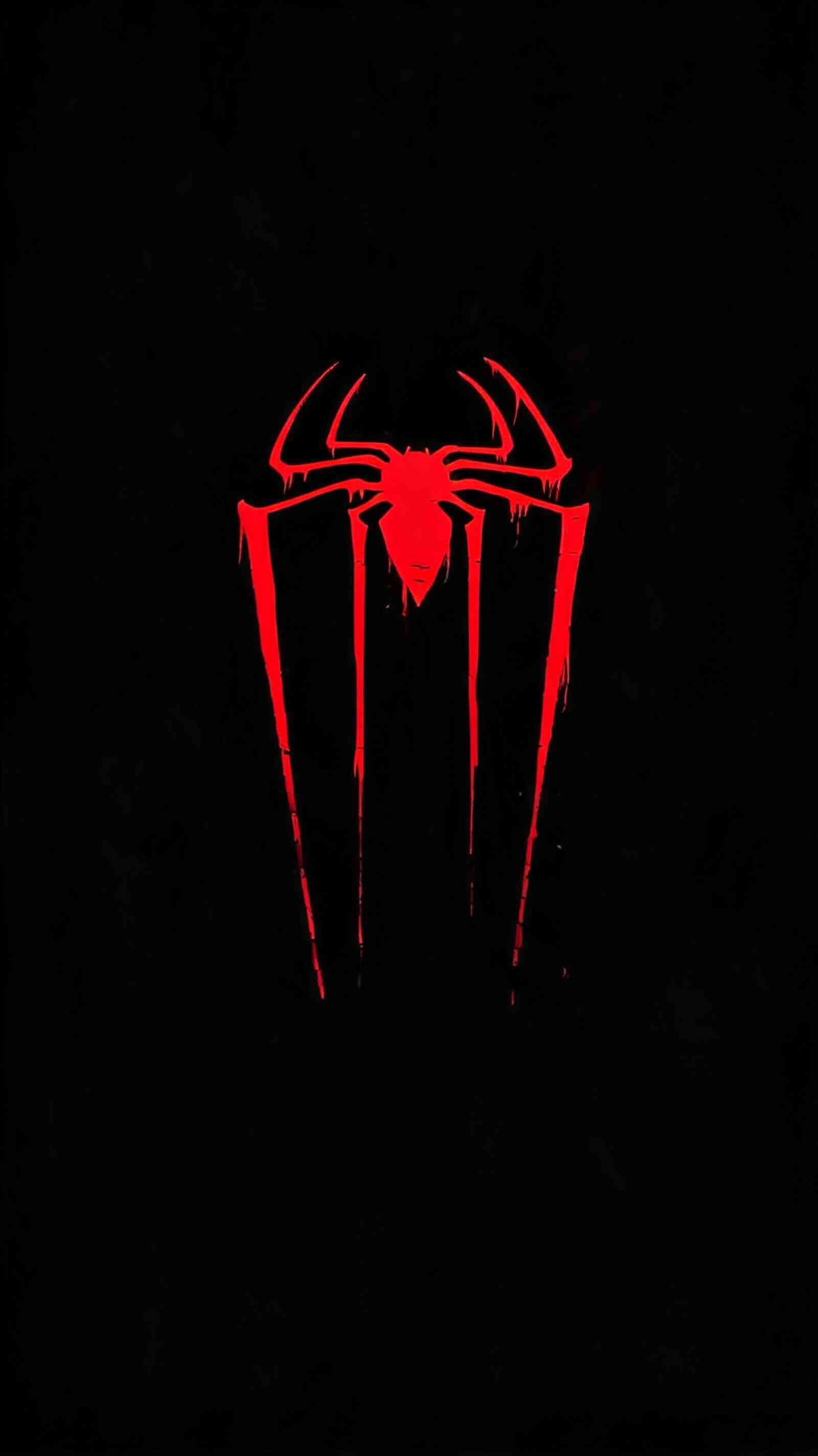 Spider-Man Red Symbiote 4K Mobile Wallpaper