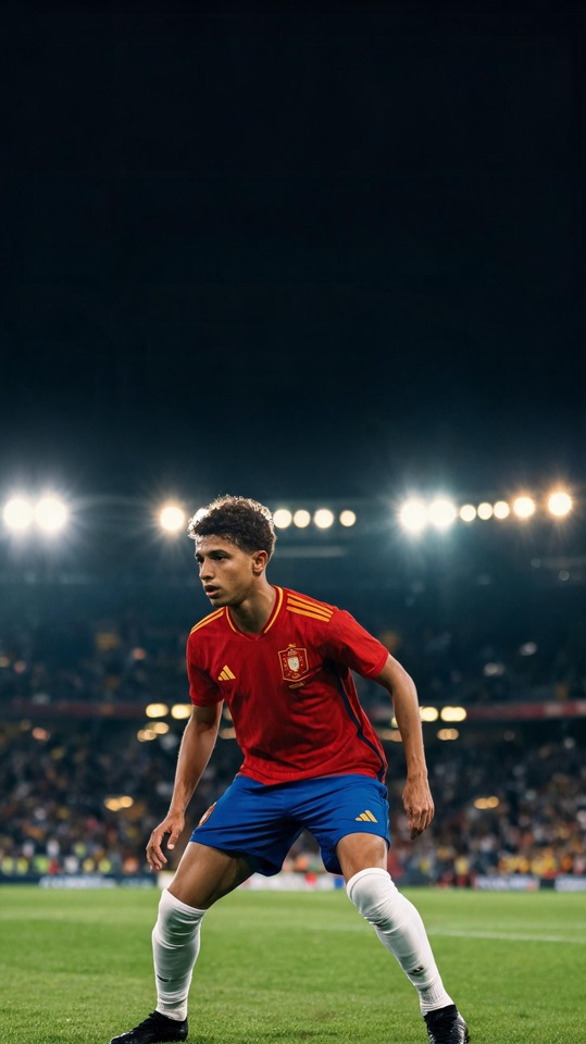 Lamine Yamal Spanische Nationalmannschaft - 4K Wallpaper
