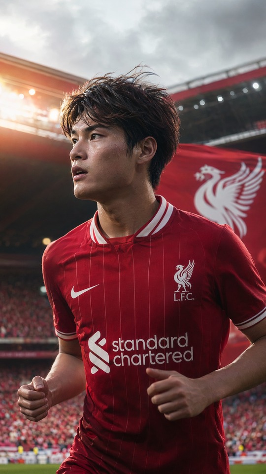 Kaishu Sano Liverpool Concept Art - 4K Phone Wallpaper