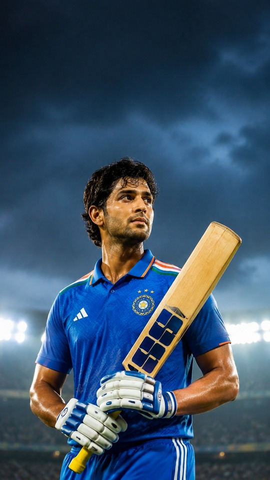 Shivam Dube Indien Cricket - 4K Wallpaper