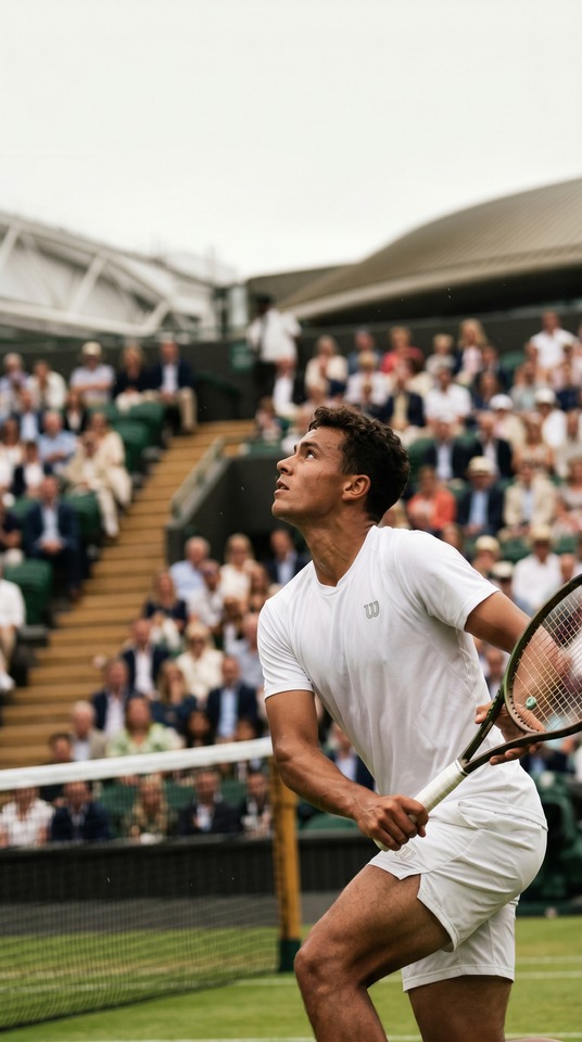 Wimbledon Tennis Action - 4K Wallpaper