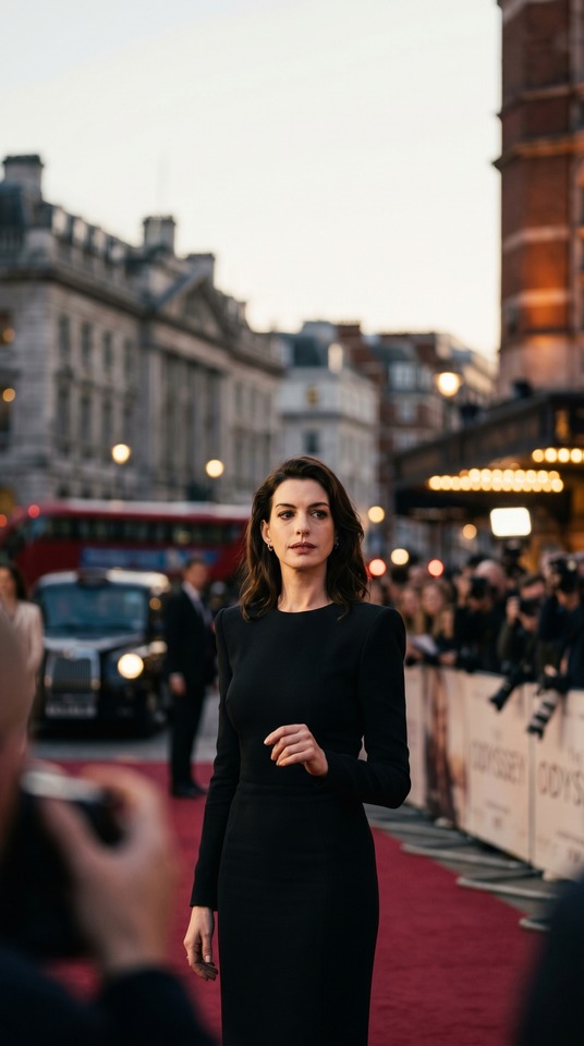Anne Hathaway Red Carpet - 4K Phone Wallpaper