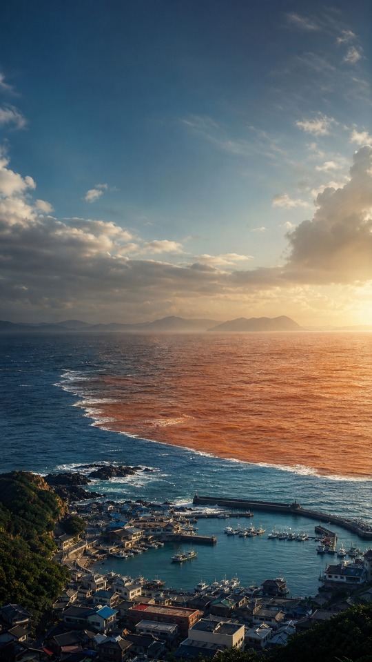 El Nino Dramatic Ocean Sunset - 4K Wallpaper