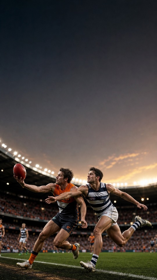 GWS Giants vs Geelong AFL - Fondo de Pantalla 4K