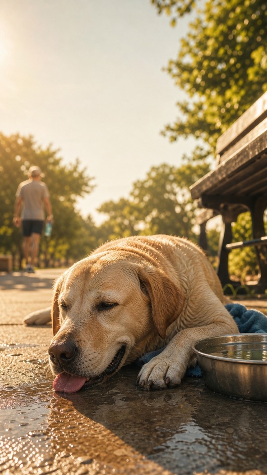 chien - Golden Labrador Realistic Dog 4K Wallpaper