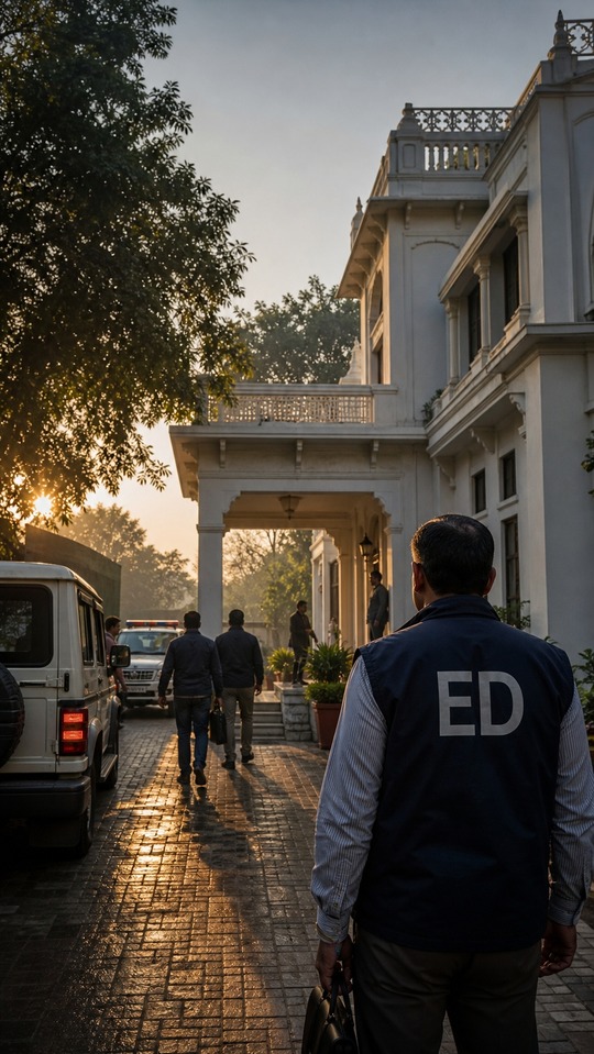 Deep Narayan Singh Yadav ED Investigation - 4K Wallpaper
