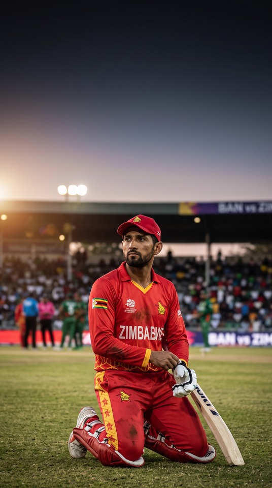 Sikandar Raza Zimbabwe - 4K Cricket Wallpaper