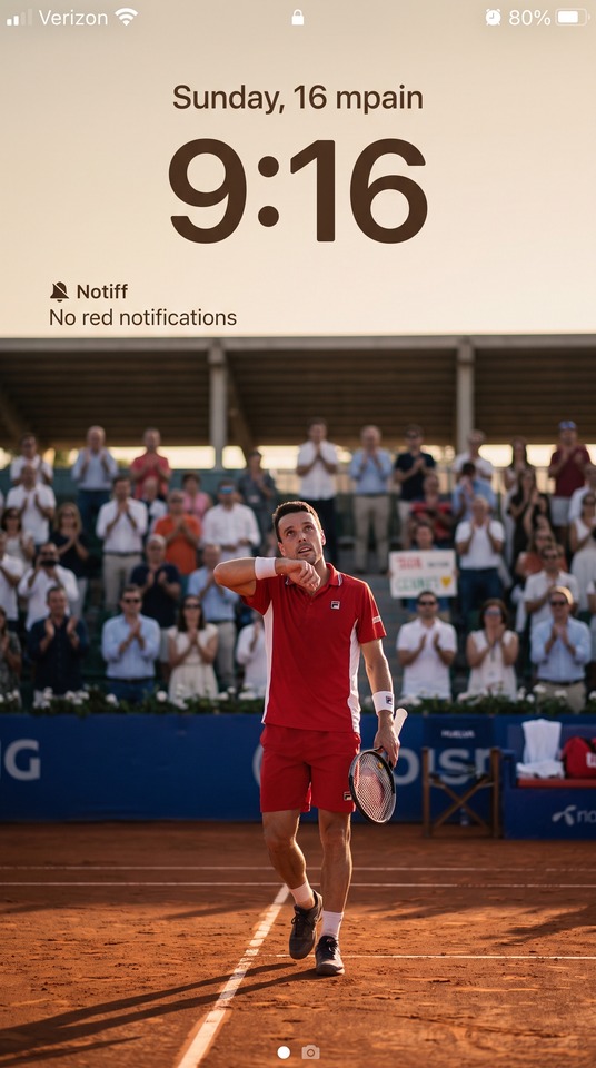 Roberto Bautista Agut - Tennis-Star Karriereende 4K Wallpaper