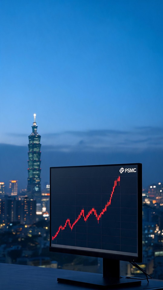 Tendance Boursière PSMC - Fond d'écran Mobile 4K
