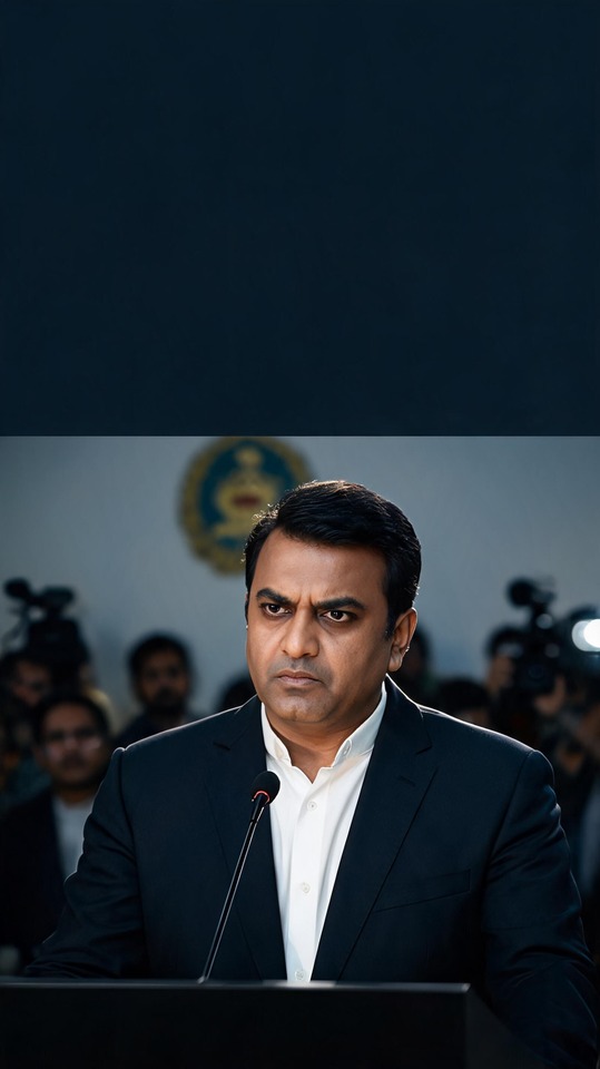 Devendra Fadnavis Realistic Portrait - 4K Wallpaper