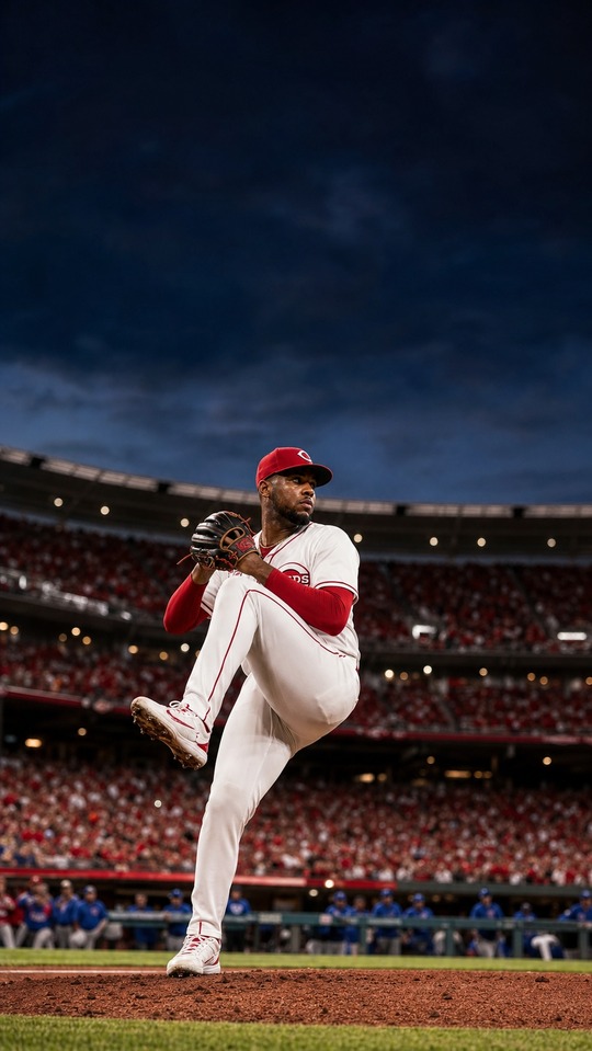 Hunter Greene Cincinnati Reds - 4K Phone Background