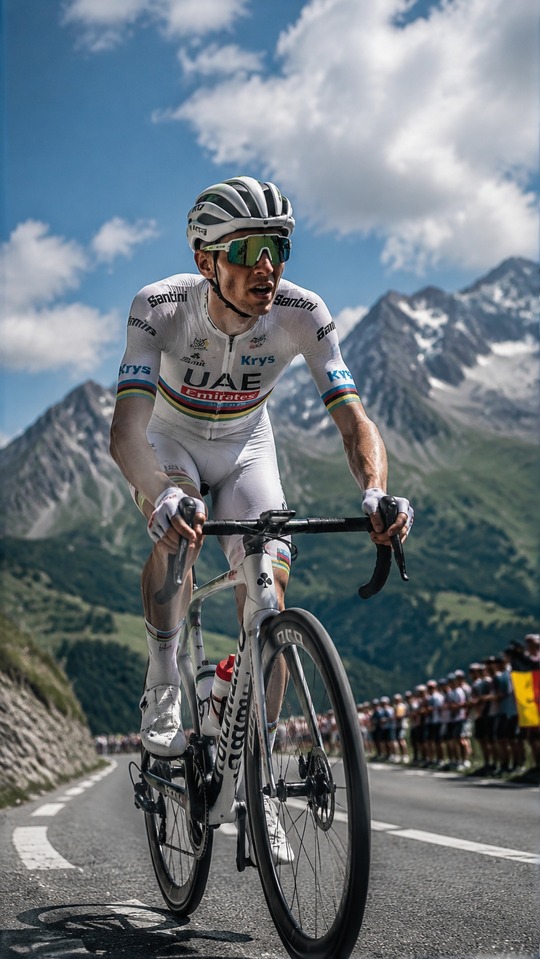 Tour de France Heute - Tadej Pogačar 4K Wallpaper