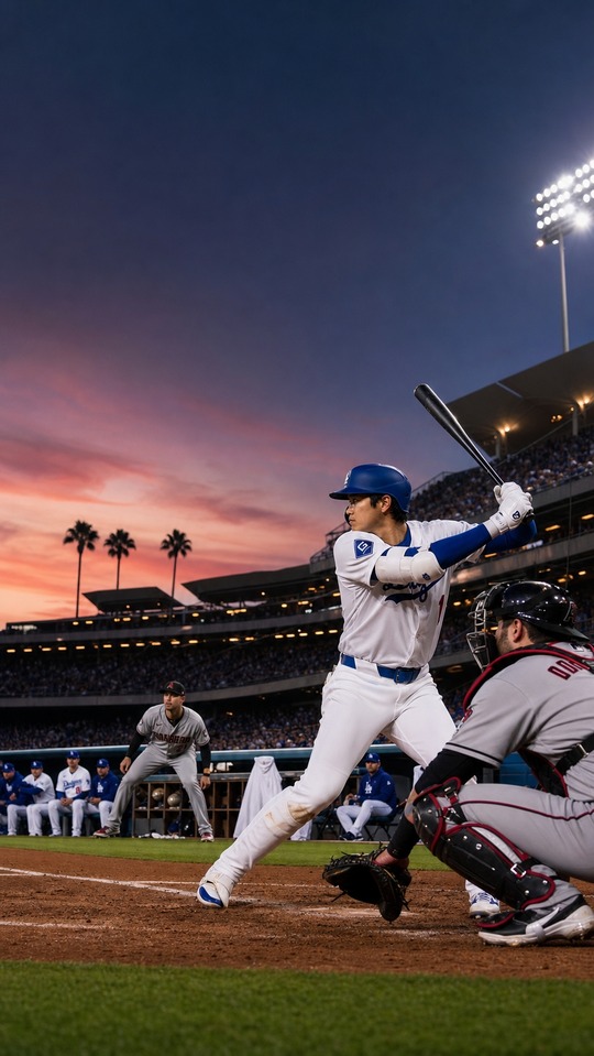 Diamondbacks vs Dodgers Cinematic Baseball - 4K Wallpapers
