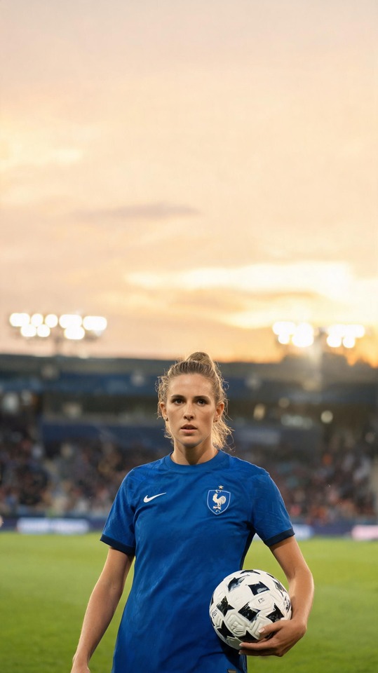Maud Bregeon Fútbol Francia - Fondos para Celular 4K