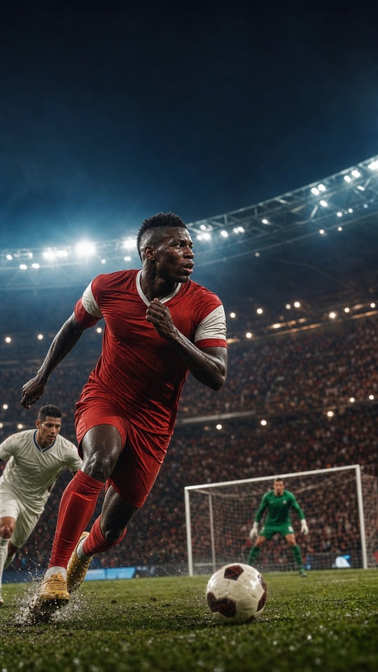 Breel Embolo Live-Action - 4K Fußball Hintergrundbild