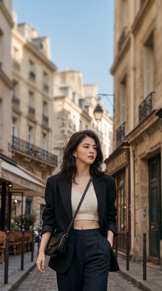 Han So-hee Moda de París - Fondo para Celular 4K