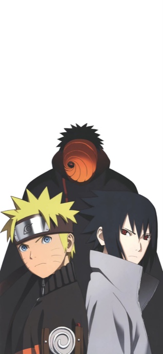 Naruto, Sasuke & Obito - 4K Hintergrundbilder