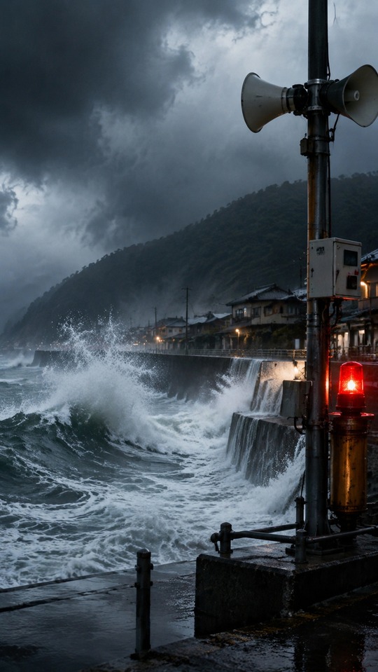 Level 3 Storm Surge Warning Coastal Storm - 4K Wallpaper
